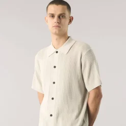 Men's Short-Sleeve Plain Shirt