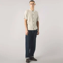 Men's Short-Sleeve Plain Shirt
