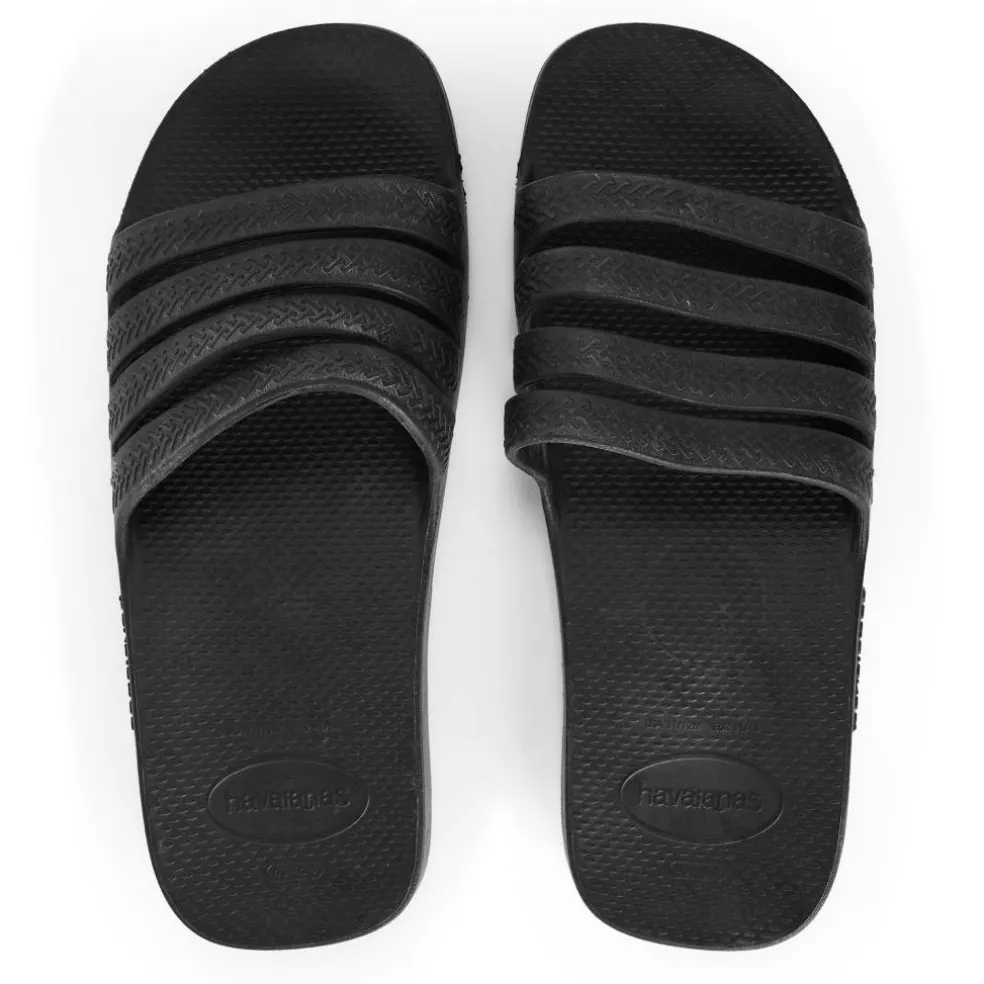 Men's Slide Stradi Black Flip Flops