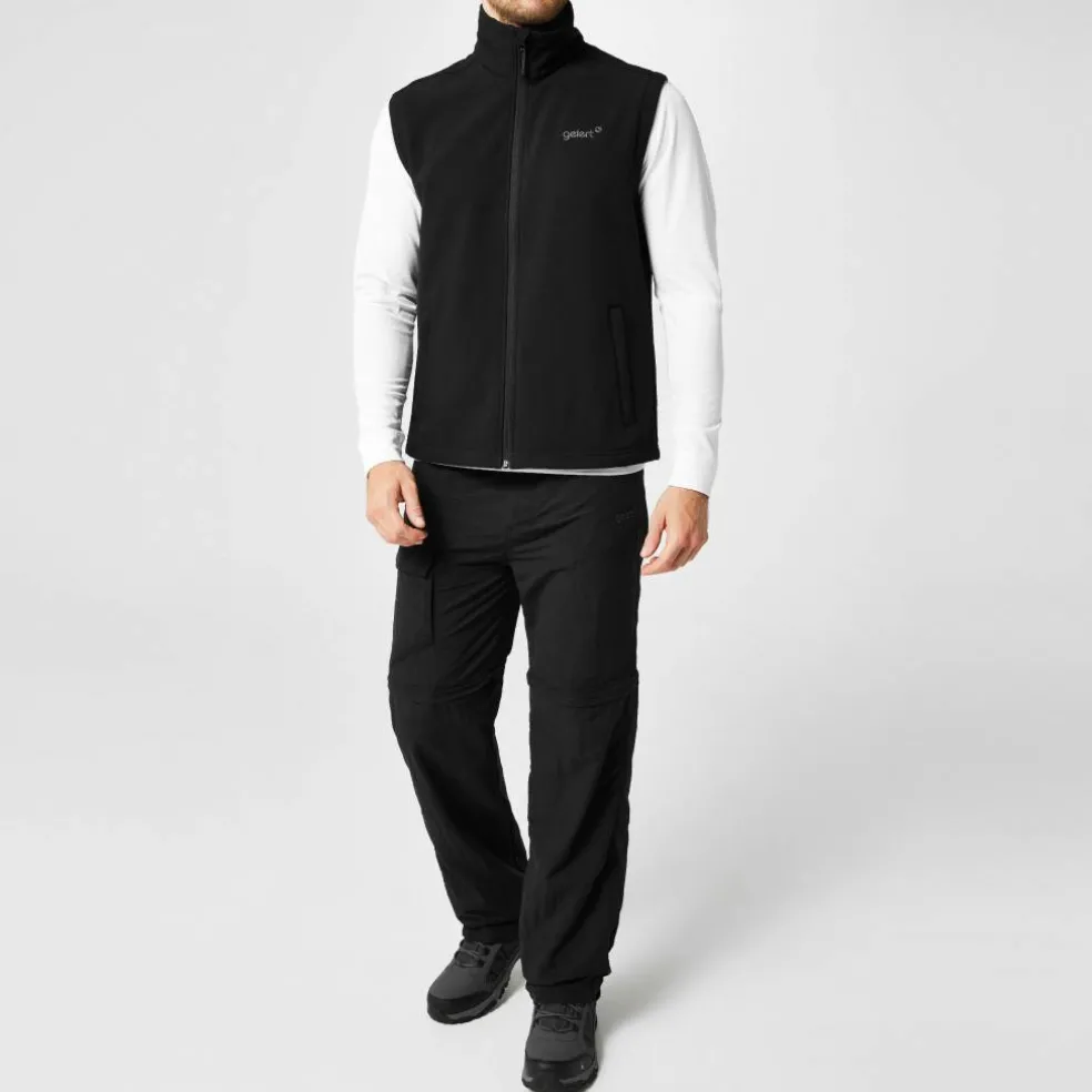 Men's Softshell Fleece Lined Sleeveless Gilet