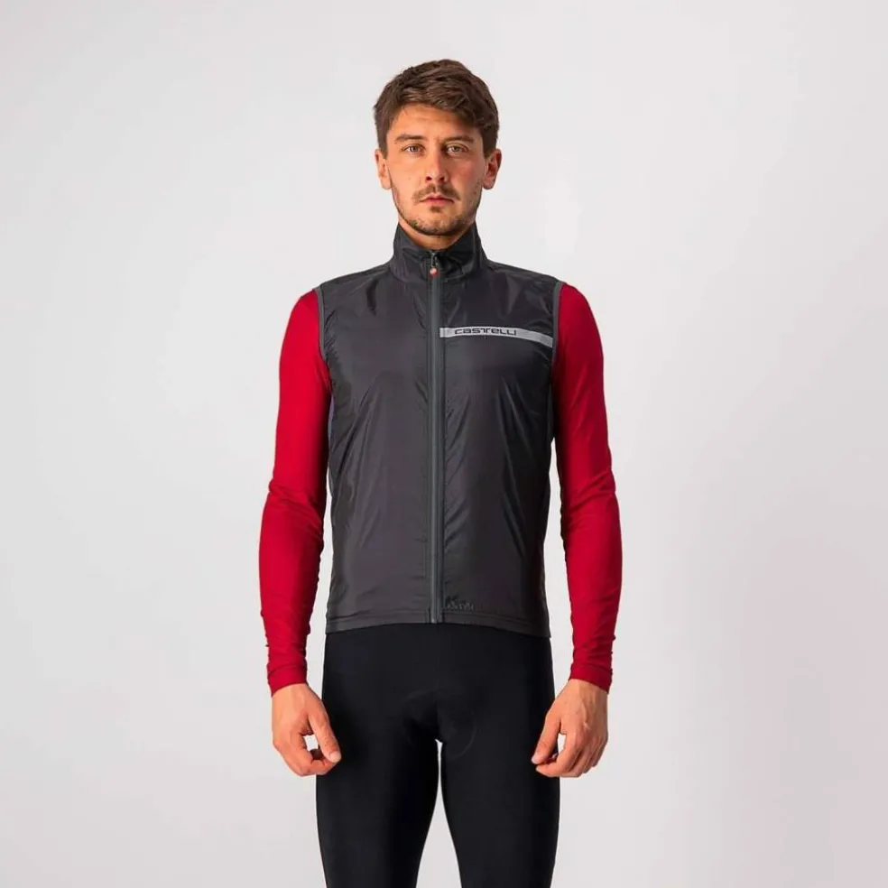 Men's Squadra Windproof Packable Sleeveless Gilet