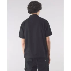 Men's Stamford Cuban Collar Short-Sleeve Plain Shirt