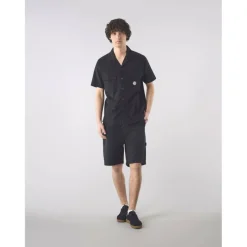 Men's Stamford Cuban Collar Short-Sleeve Plain Shirt