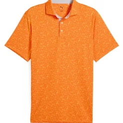 Men's Stand Polo Short Sleeve Performance Polo Shirt