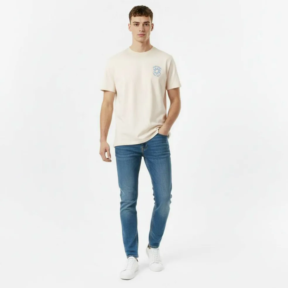 Men's Sun Graphic Regular Fit T-Shirt