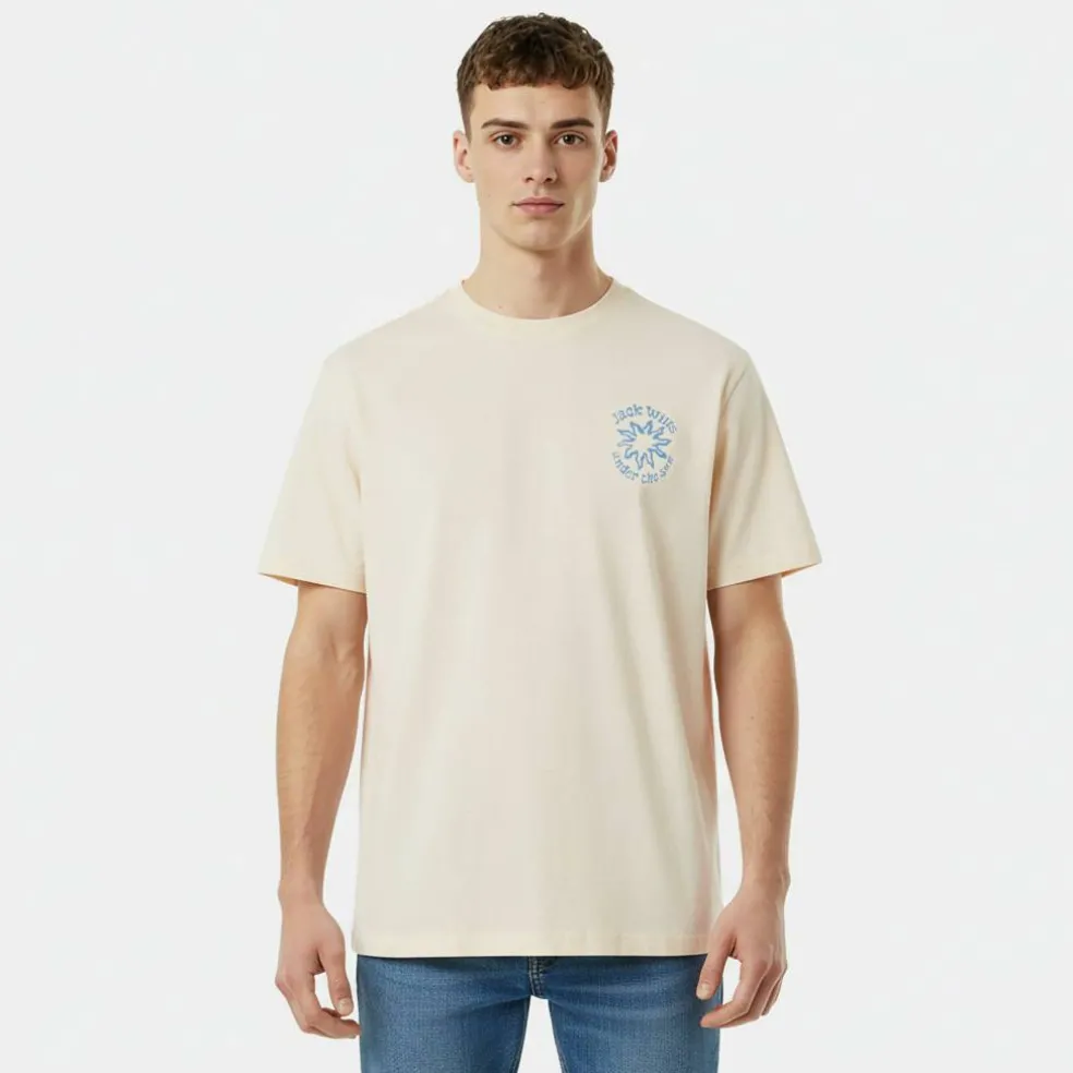 Men's Sun Graphic Regular Fit T-Shirt