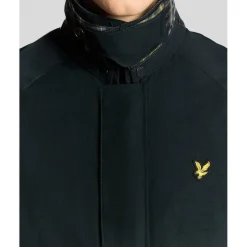 Men's Tartan Lined Water-Resistant Harrington Jacket