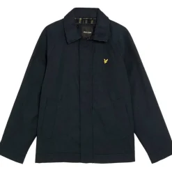 Men's Tartan Lined Water-Resistant Harrington Jacket