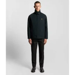 Men's Tartan Lined Water-Resistant Harrington Jacket