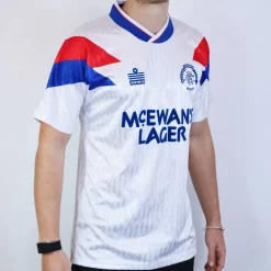 Mens Team Rangers Retro Away Shirt 90/92