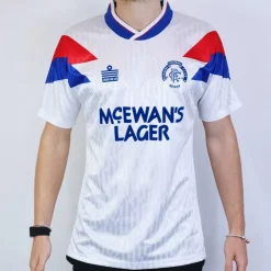 Mens Team Rangers Retro Away Shirt 90/92
