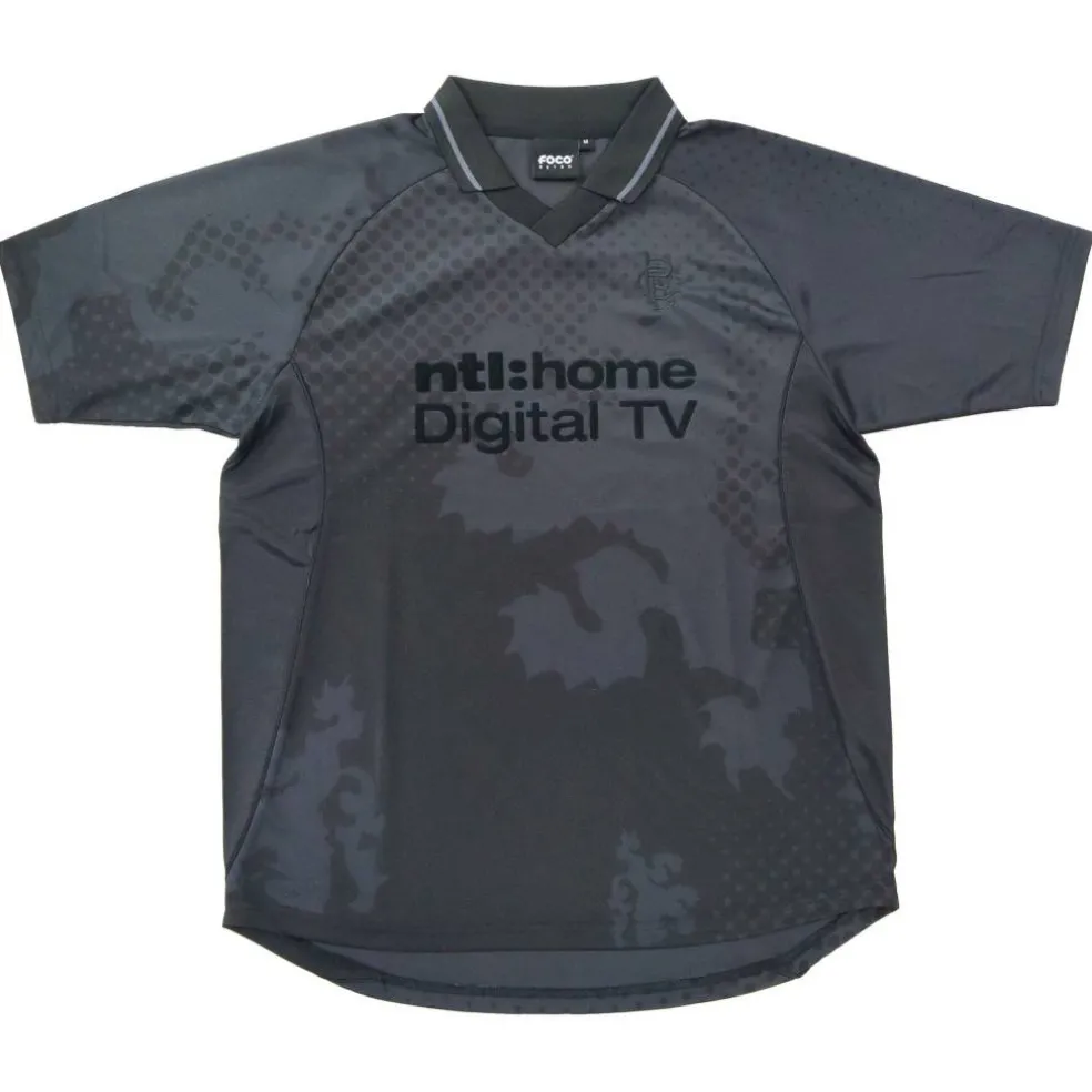 Mens Team Rangers Retro Blackout Shirt 02/03