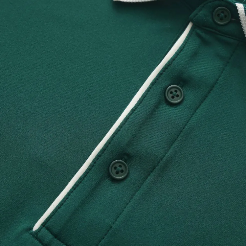 Men's Tennis Short Sleeve Performance Polo Shirt