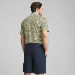 Men's Tile Short Sleeve Performance Polo Shirt