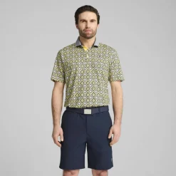 Men's Tile Short Sleeve Performance Polo Shirt