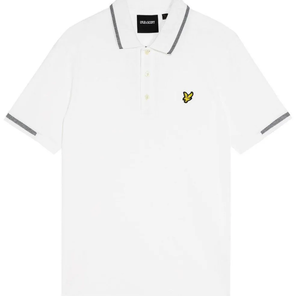 Men's Tipped Cotton Short Sleeve Polo Shirt