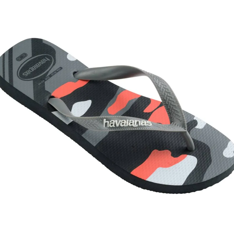 Men's Top Camo New Graphite Flip Flops