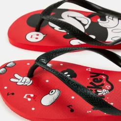 Men's Top Disney Ruby Red and Black Flip Flops