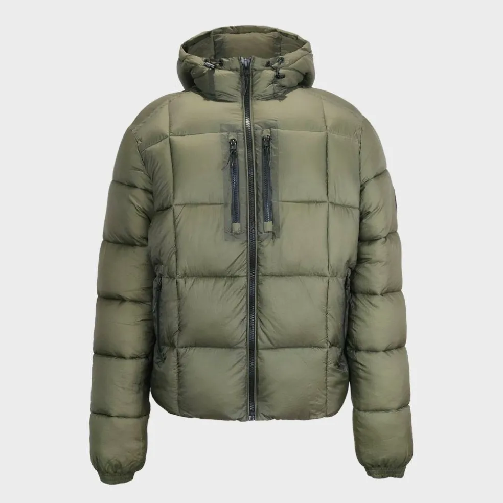Men's Trafford Weather-Resistant Long Sleeve Short Puffer Jacket