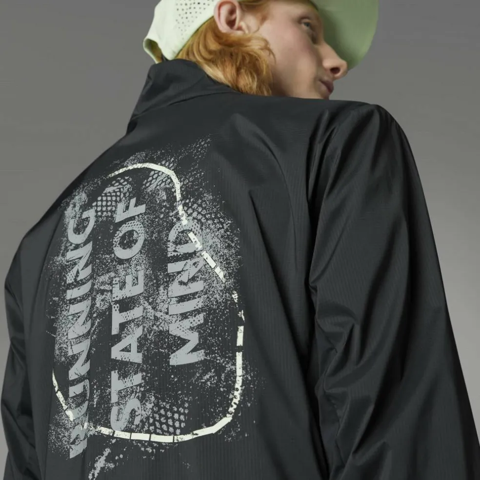 Men's Ultimate Allover Print Wind.RDY Reflective Slim Fit Performance Running Jacket
