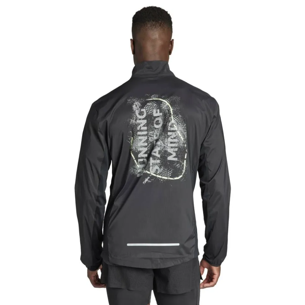 Men's Ultimate Allover Print Wind.RDY Reflective Slim Fit Performance Running Jacket