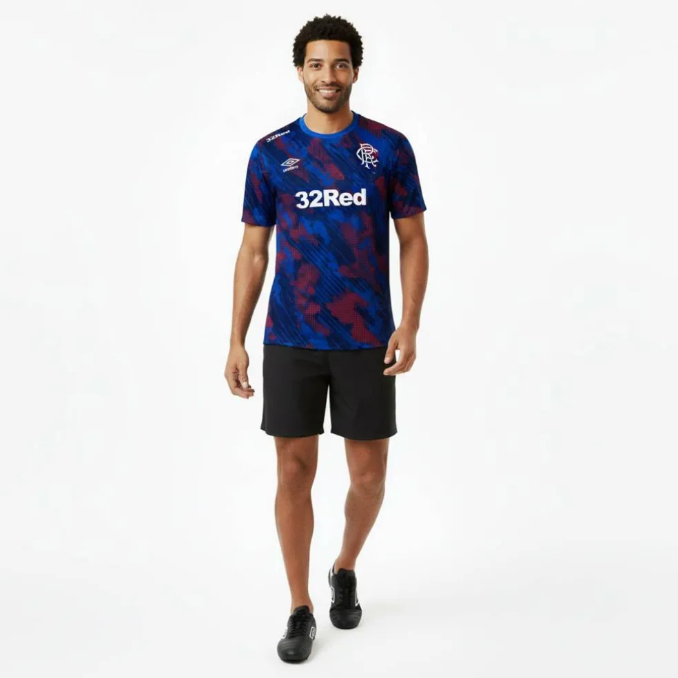 Mens Umbro Rangers Pre Match Kit Armed Forces 2025 2026
