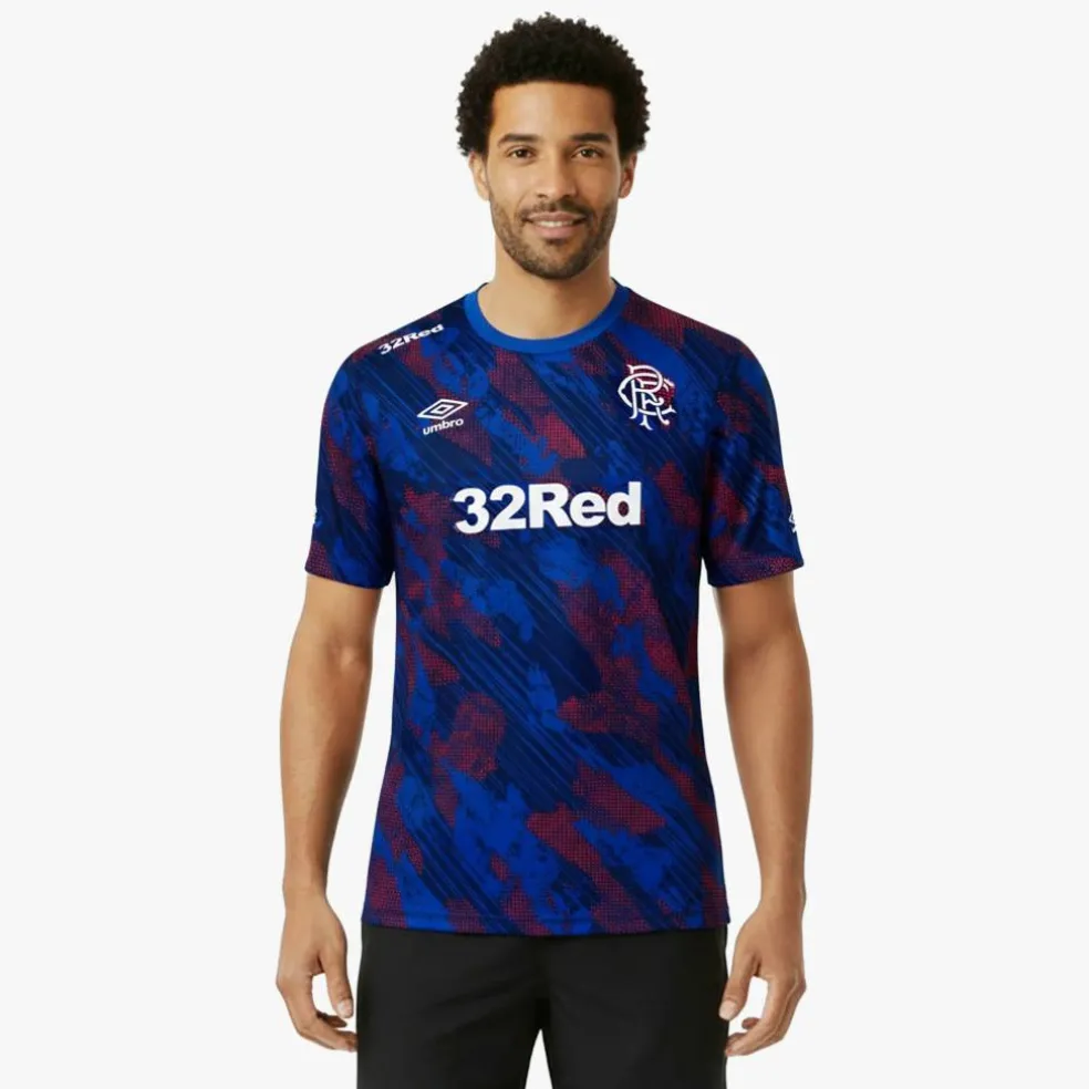 Mens Umbro Rangers Pre Match Kit Armed Forces 2025 2026