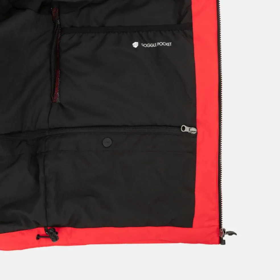 Men's Vail Waterproof Windproof Synthetic Insulated Detachable Hood Ski Jacket