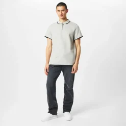 Men's Waffle Short-Sleeve Polo Shirt