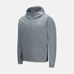 Men's Water and Wind Resistant Full Zip Hooded Waterproof Jacket