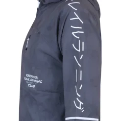 Men's Weather-Resistant Reflective Long Sleeve Full Zip Slim Fit Performance Running Jacket