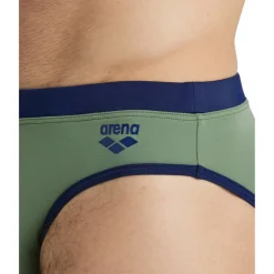 Men Swim Brief Fundamentals Borders