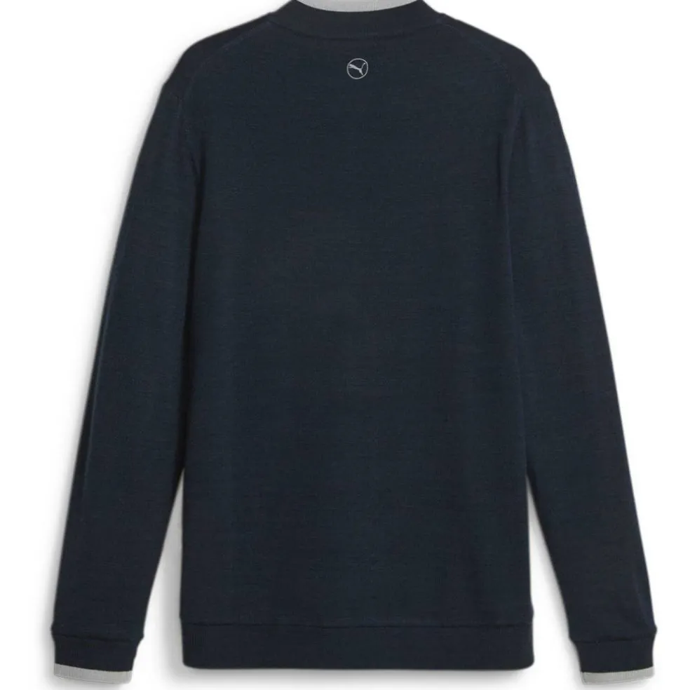 Men's Windblock Long Sleeve Performance Polo Shirt