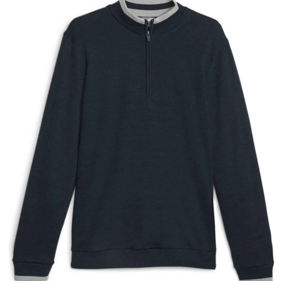 Men's Windblock Long Sleeve Performance Polo Shirt