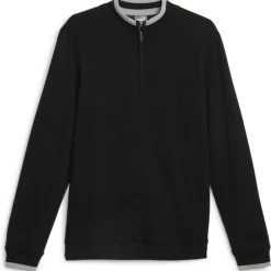 Men's Windblock Long Sleeve Performance Polo Shirt