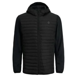 Men's Windproof Hooded Long Sleeve Plus Size Quilted Jacket