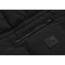 Men's 2 Zip Double Layered Sherpa Lined Hooded Gilet