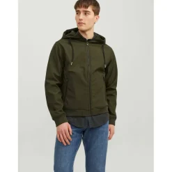 Men's Zipped Hooded Softshell Jacket