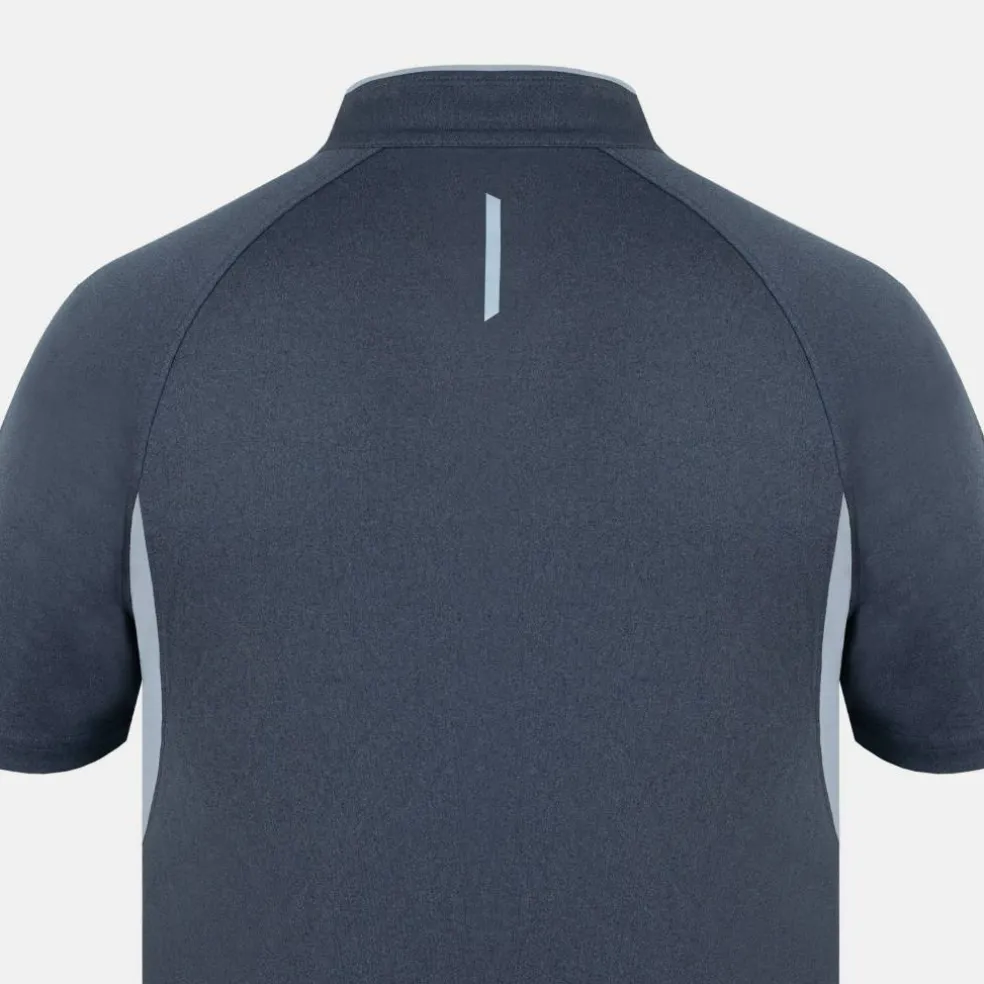 Men's Zipped Short Sleeve Performance Running Top