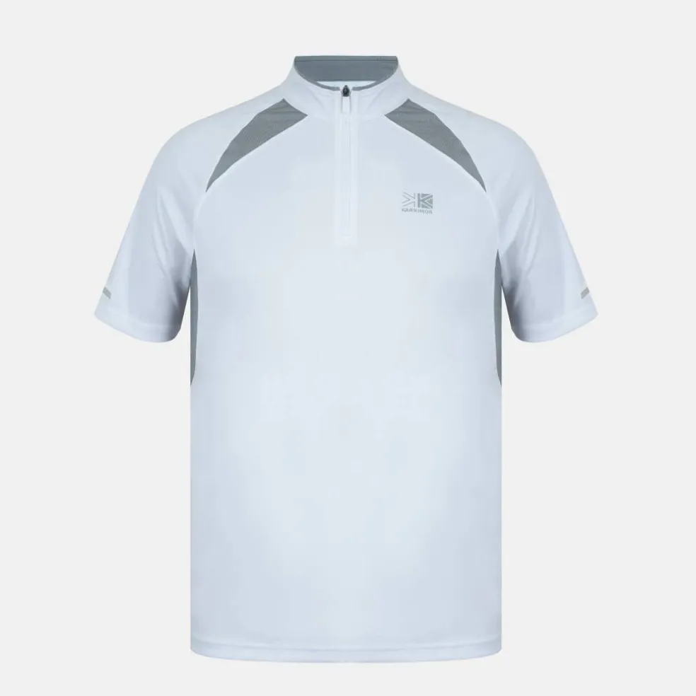 Men's Zipped Short Sleeve Performance Running Top