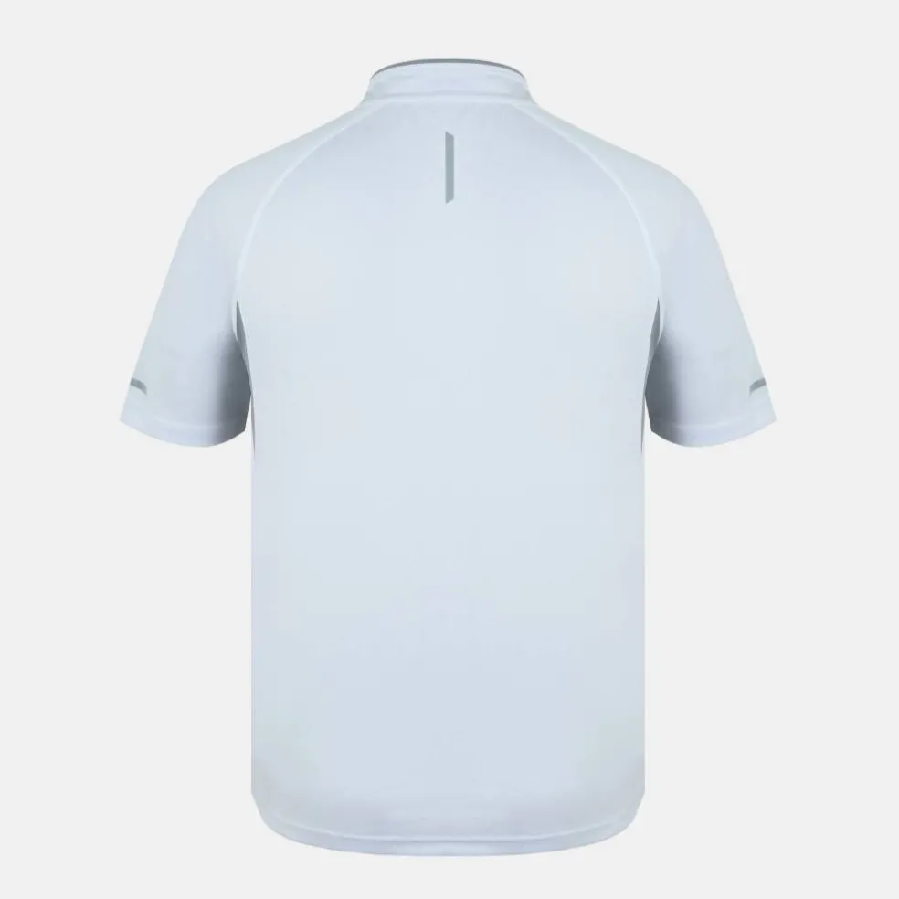 Men's Zipped Short Sleeve Performance Running Top