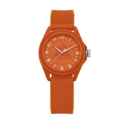 Monochrome Orange Quartz Digital Watch