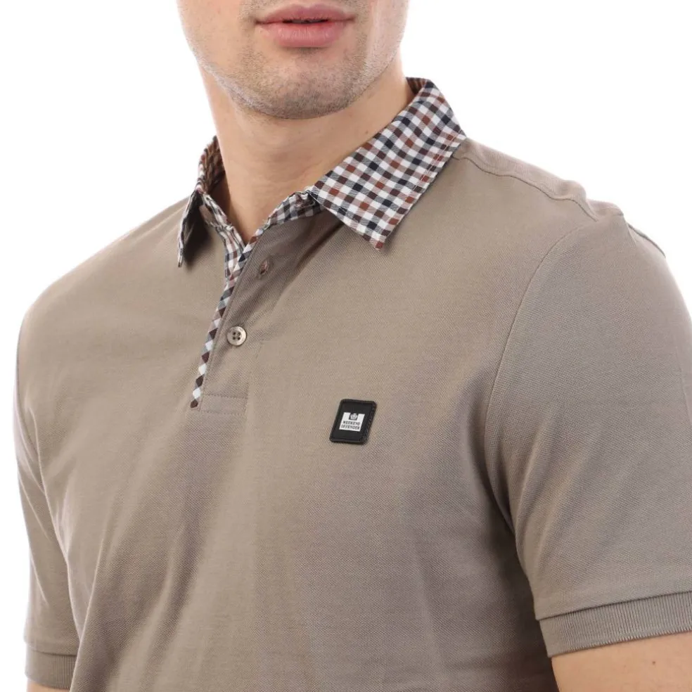 Nicks Check Collar Polo Shirt