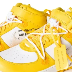OW x Nike AF1 Mid Mens
