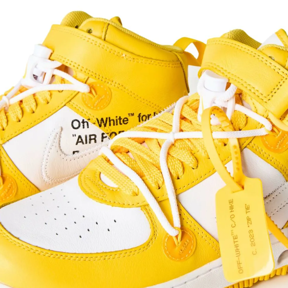 OW x Nike AF1 Mid Mens