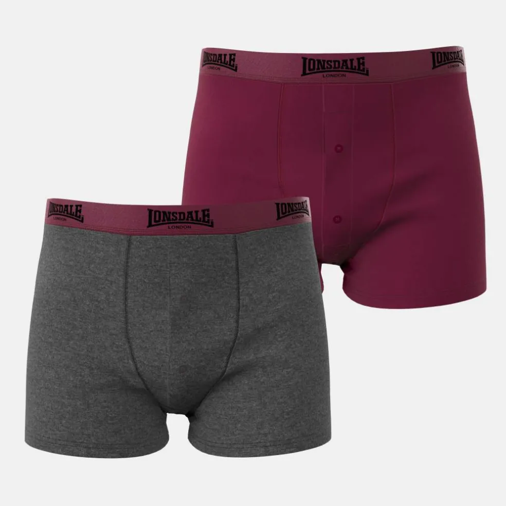 2 Pack Boxer Shorts Mens