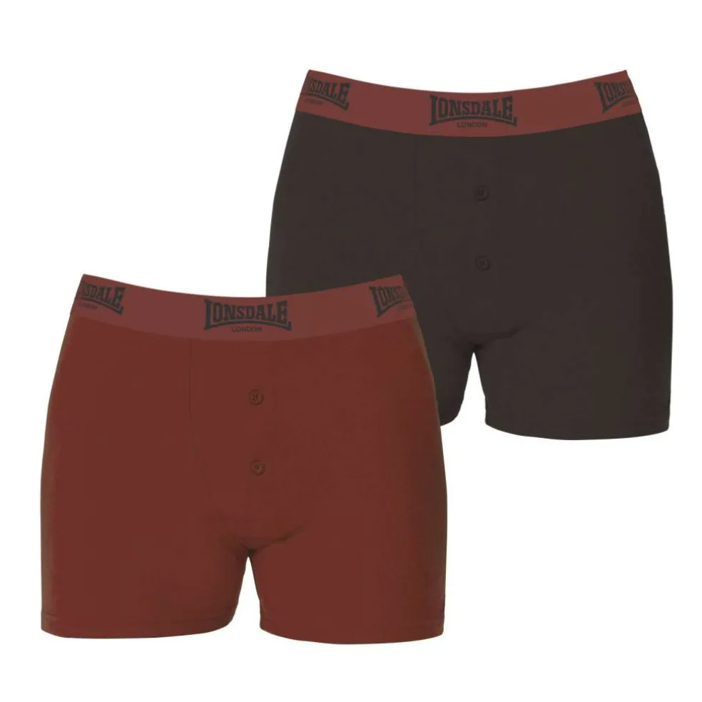 2 Pack Boxer Shorts Mens