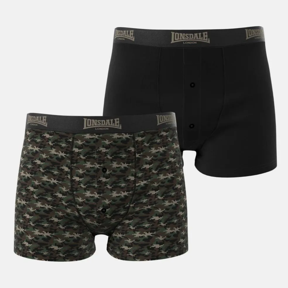 2 Pack Boxer Shorts Mens