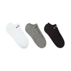 3 Pack Cushioned No Show Socks