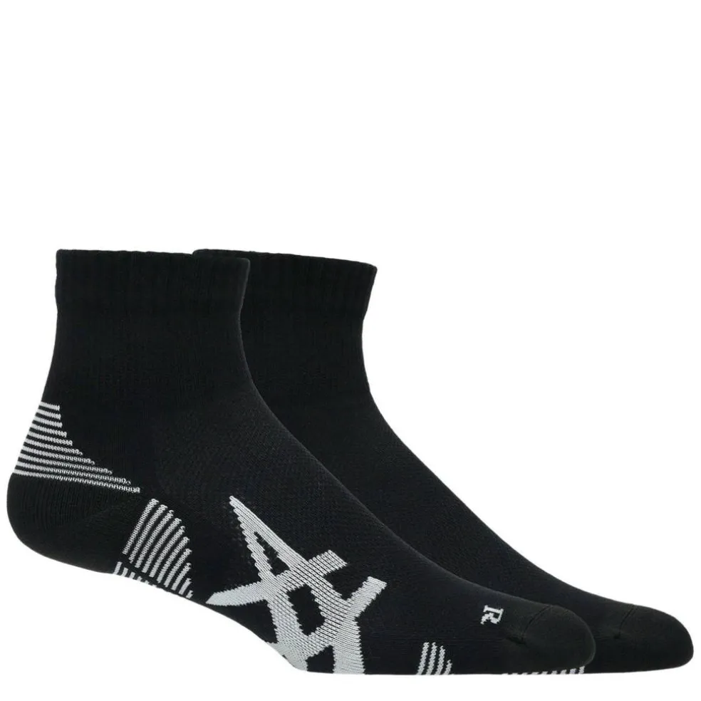 2 Pack Cushioned Run Quarter Sock Unisex Adults